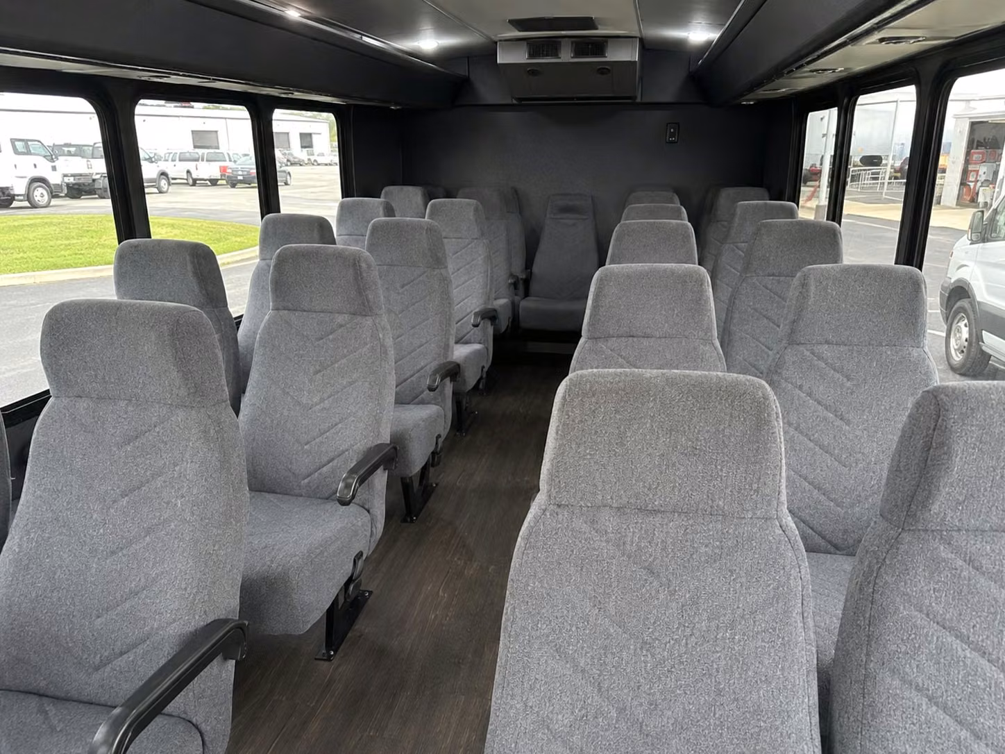 18 passenger minibus inside
