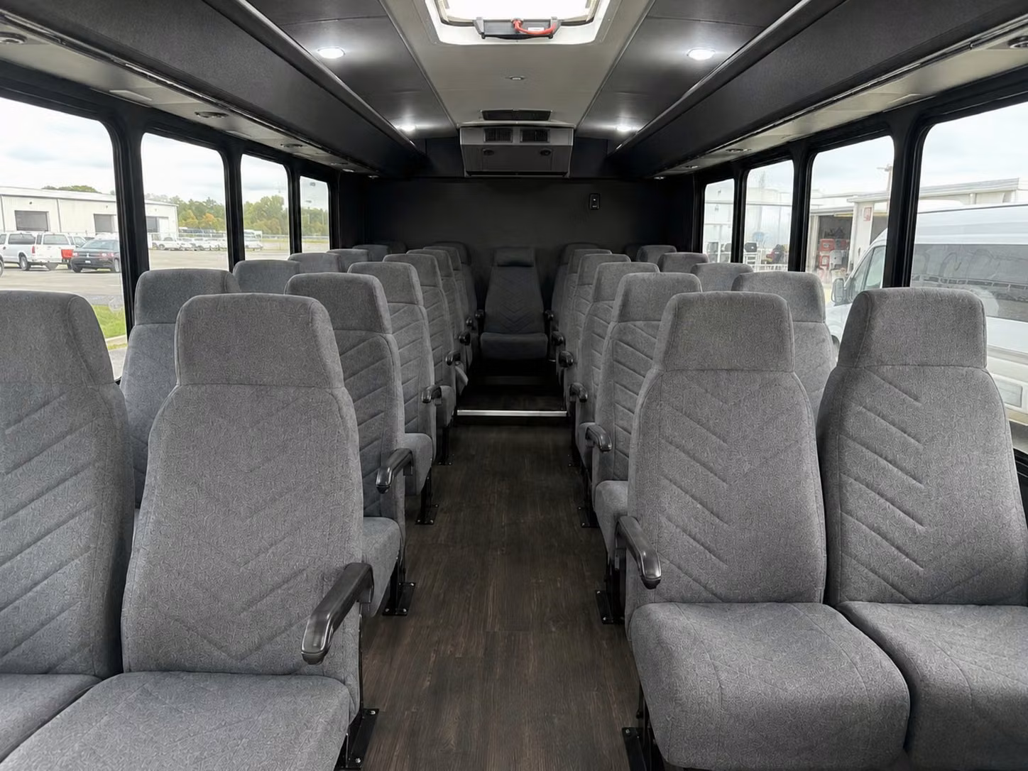 18 passenger minibus interior