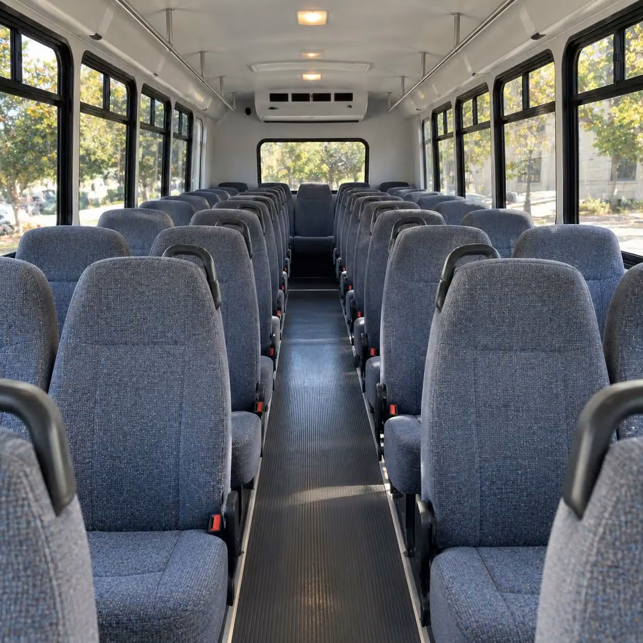 30 passenger minibus inside