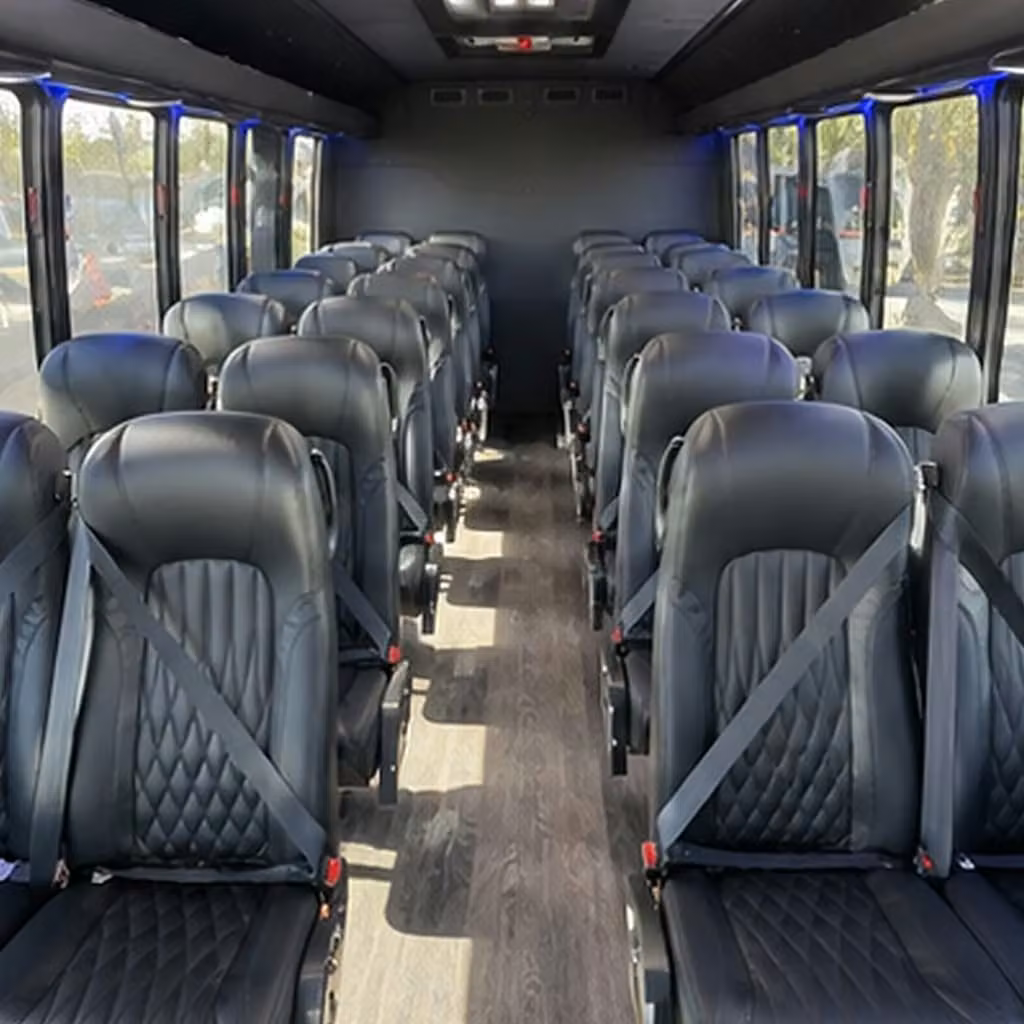 35 passenger minibus inside
