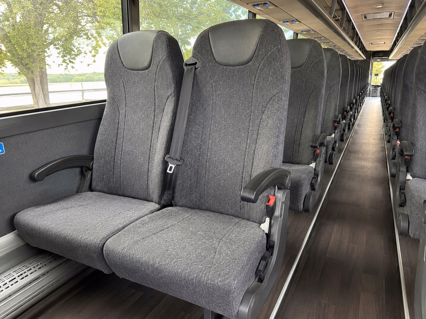 boston charter bus interior gallery