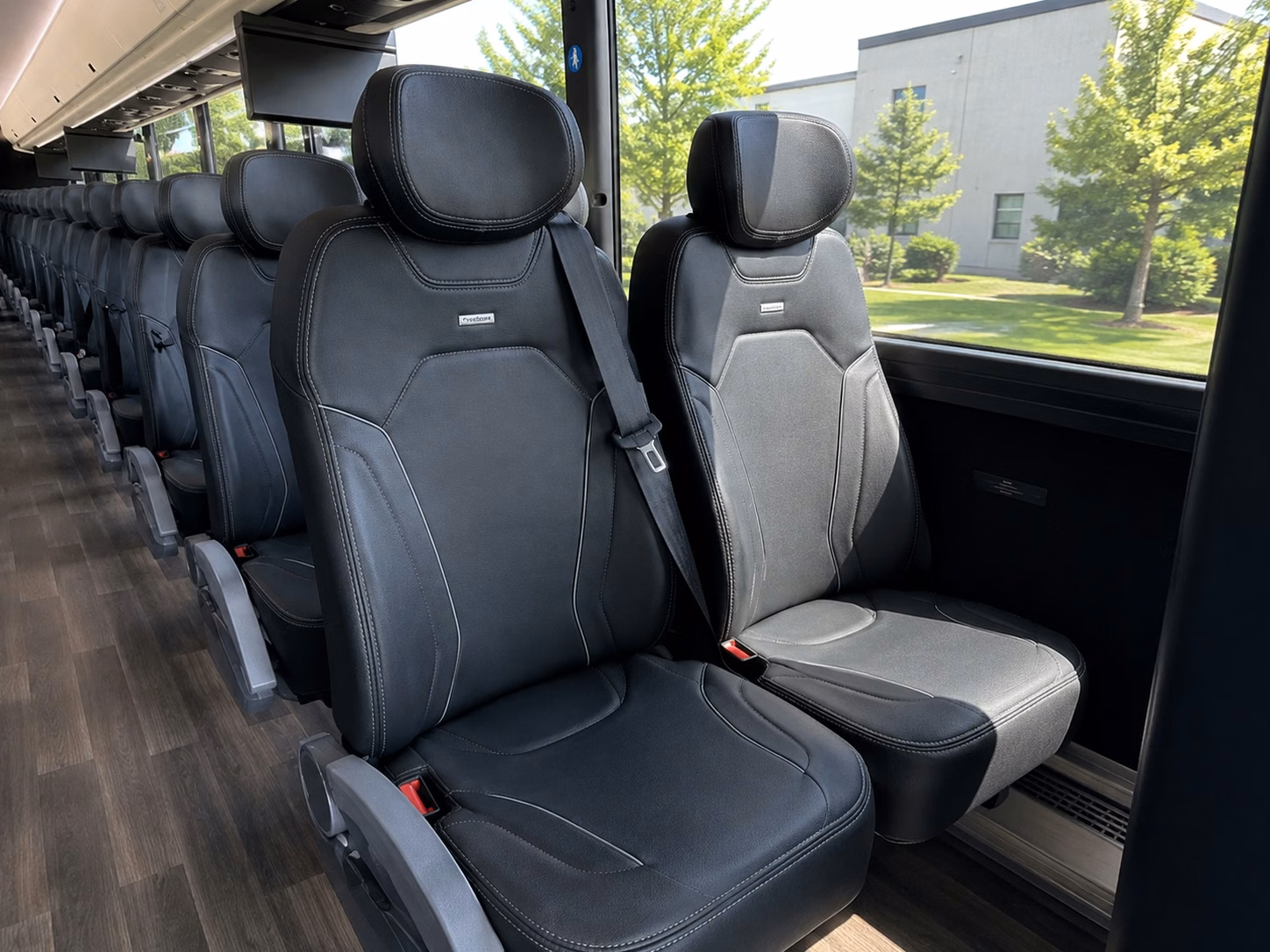 boston charter bus rental inside
