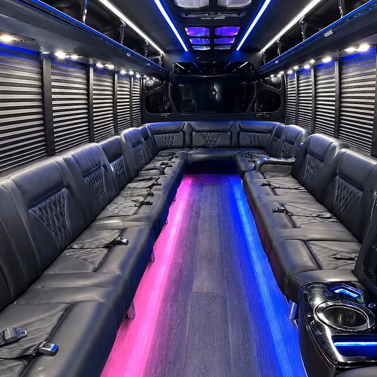 party bus interior